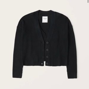 Abercrombie & Fitch Ribbed Cardigan and Tank Top Set